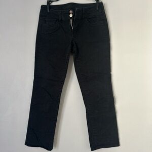American Eagle Outfitters Black Ankle Jeans